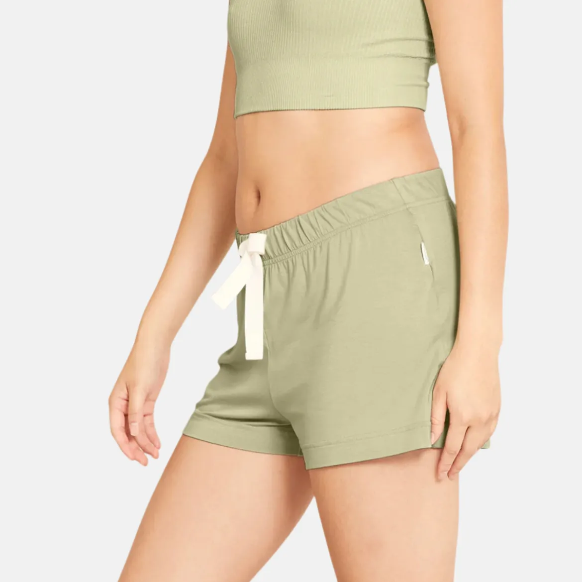 Grøn bambus natshorts
