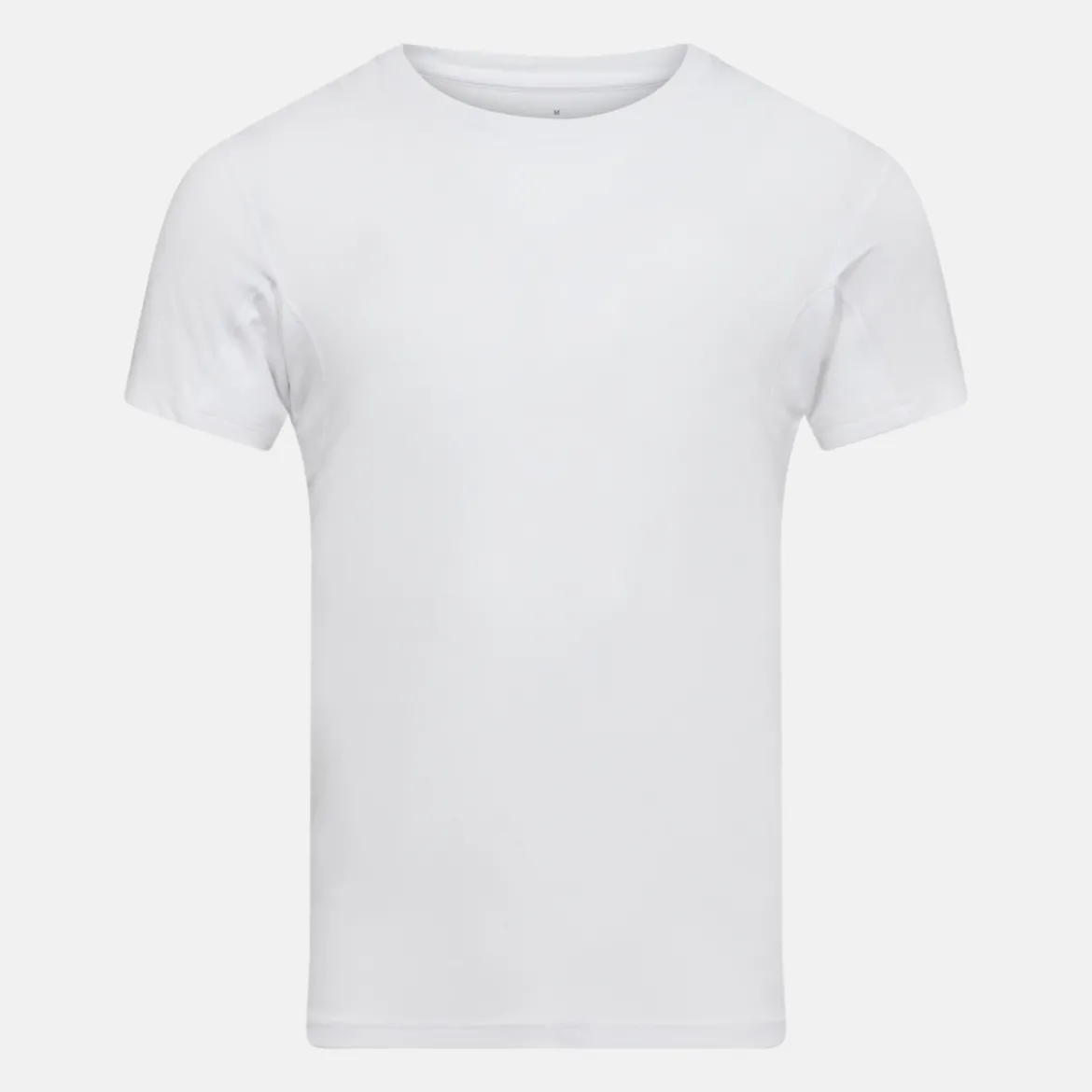 Hvid bambus anti-sved T-shirt