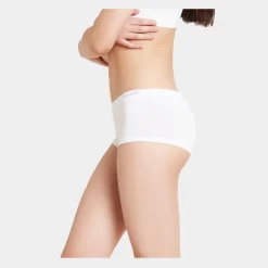 Hvid bambus Hotpants