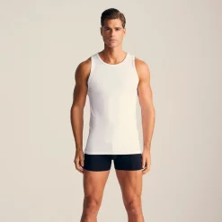 Hvid bambus Tank Top