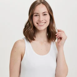Hvid bambus Tank Top