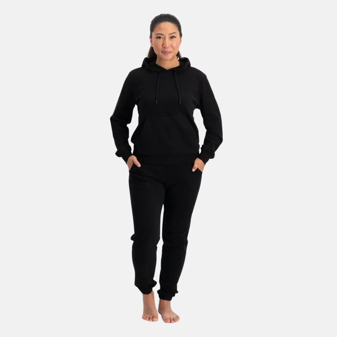 Jade Sort bambus sweatpants