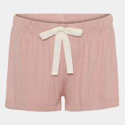 Lyserød bambus natshorts