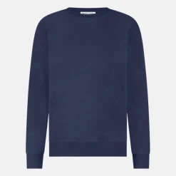 Mike Blå bambus sweatshirt