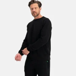 Mike Sort bambus sweatshirt