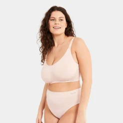 Nude bambus BH til stor barm