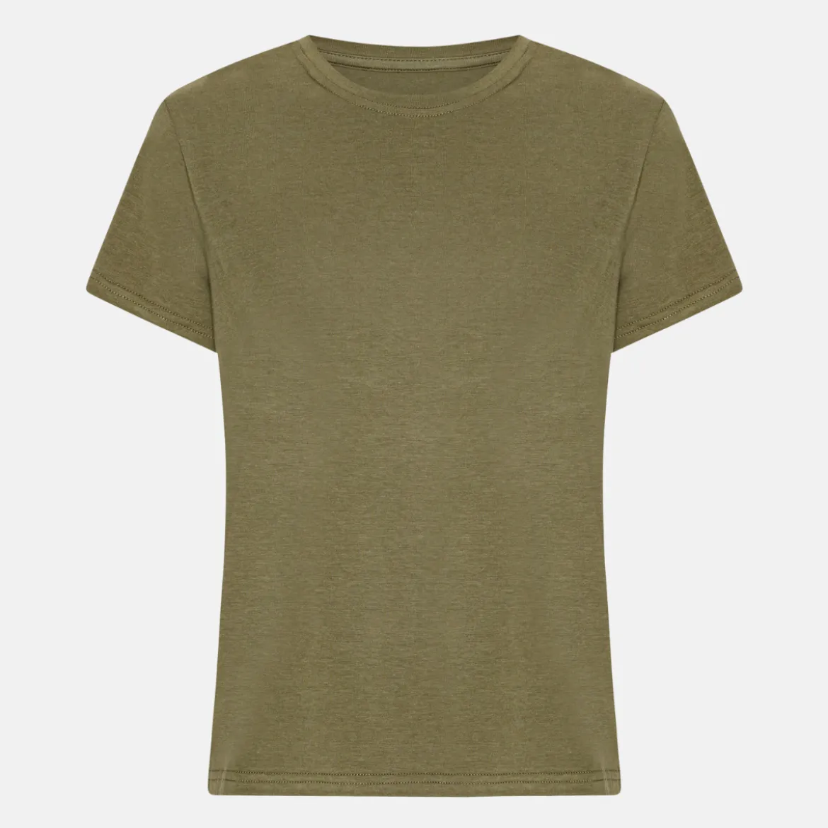 Oliven bambus T-shirt