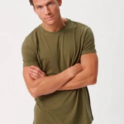 Oliven bambus T-shirt