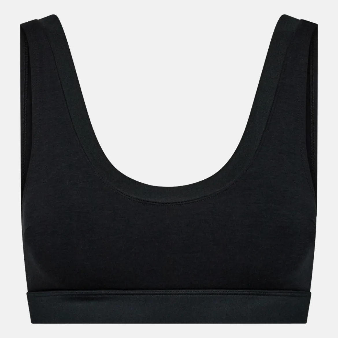 Sort bambus BH top