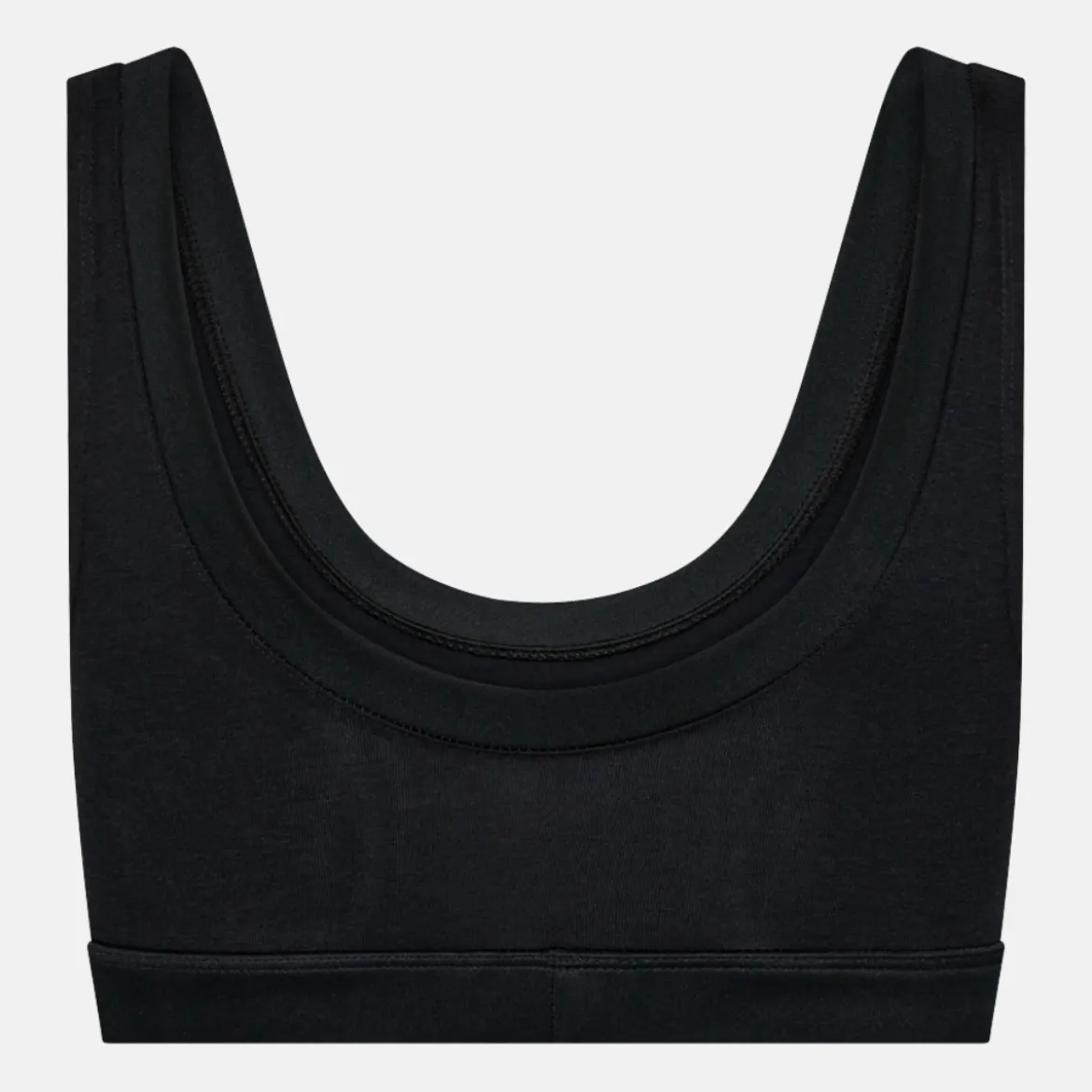 Sort bambus BH top