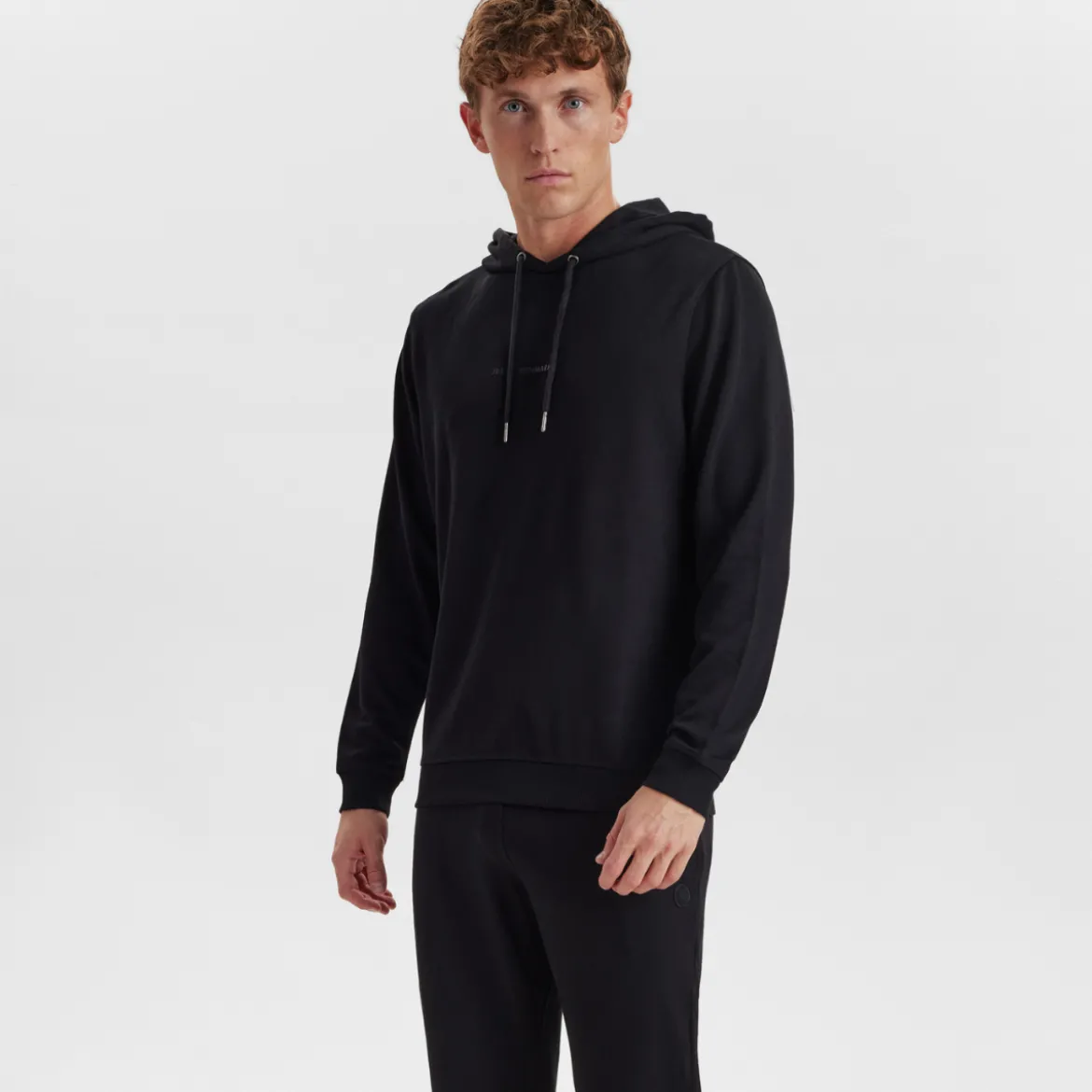 Sort bambus hoodie