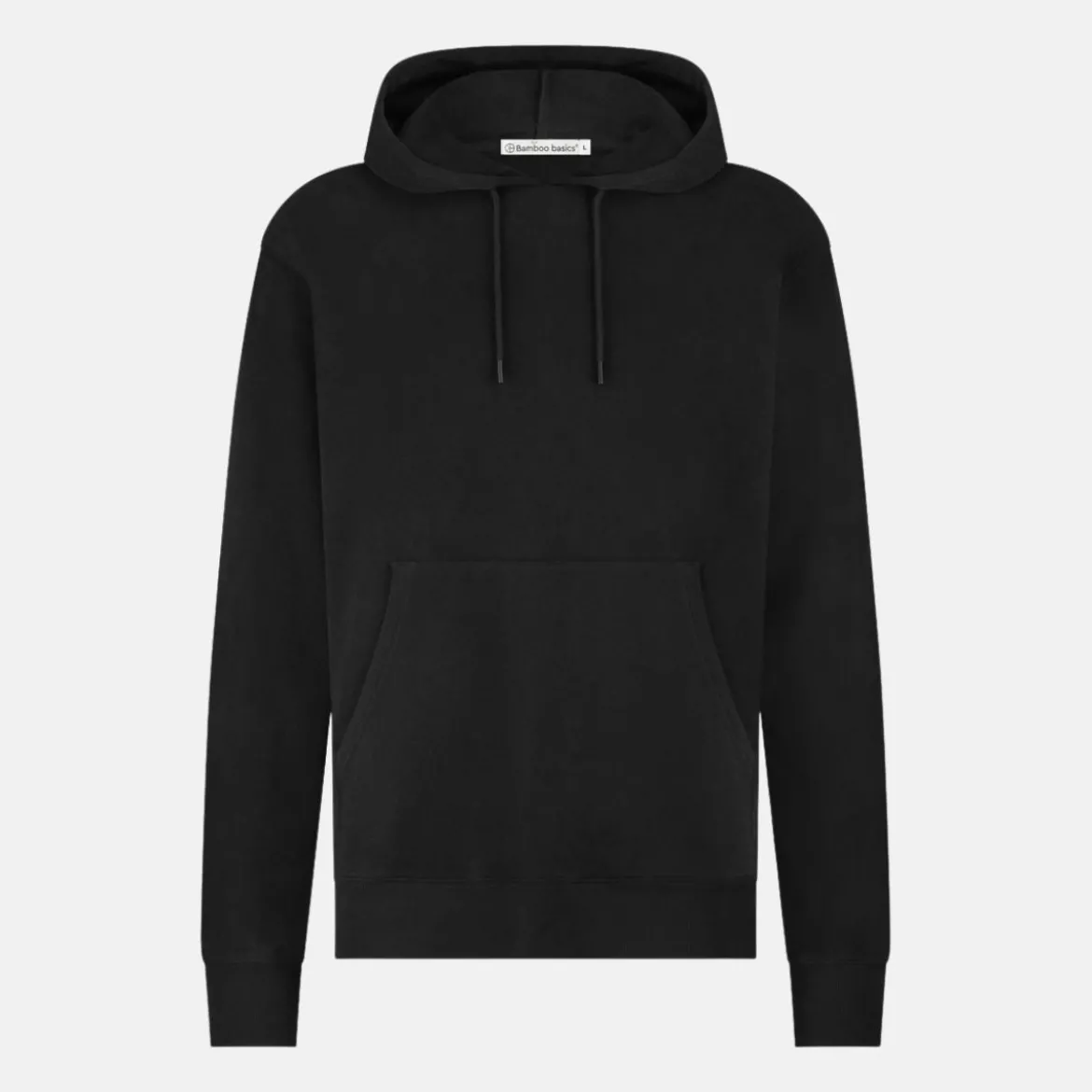 Sort bambus hoodie joggingsæt
