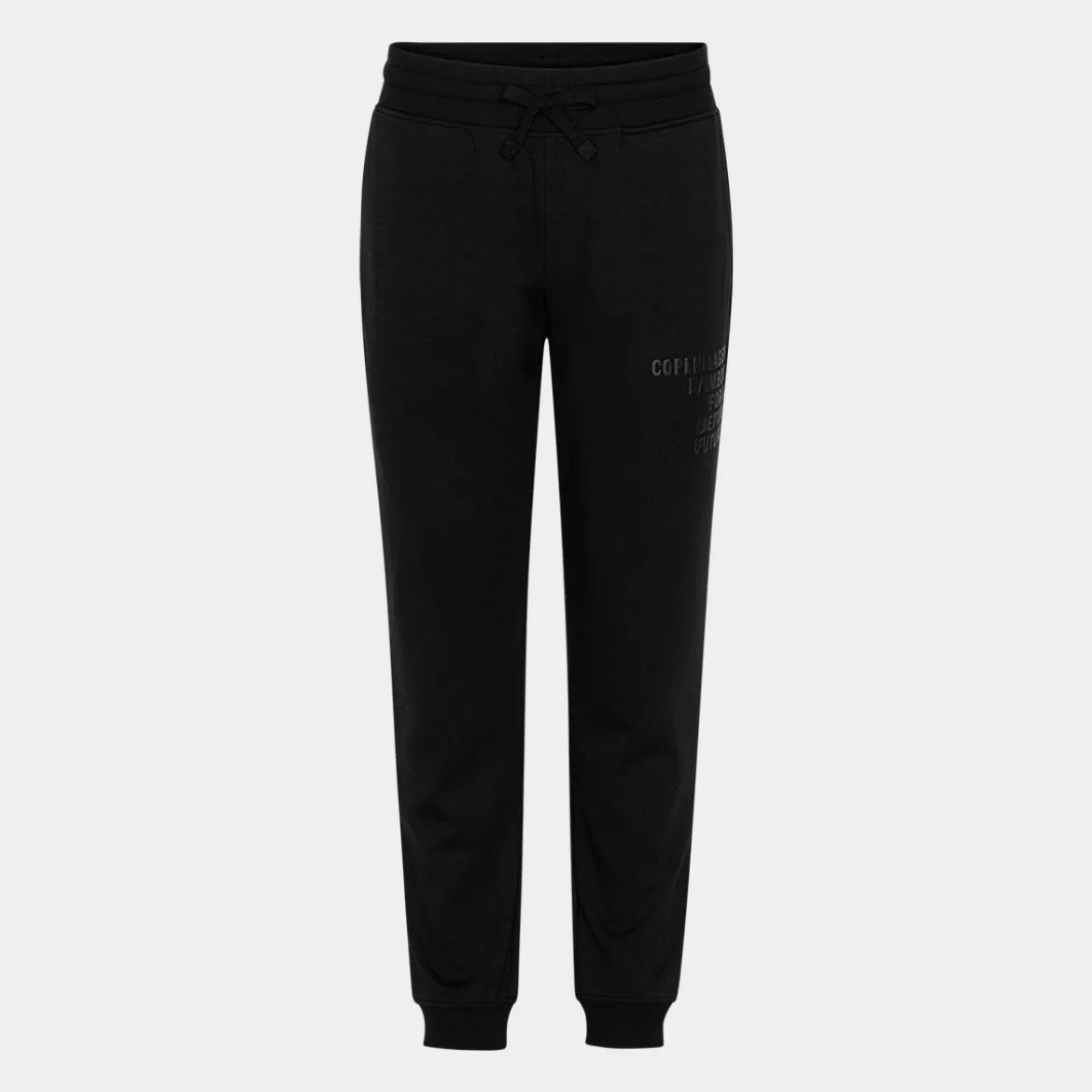 Sort bambus hoodie joggingsæt med lynlås