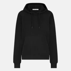 Sort bambus hoodie joggingsæt