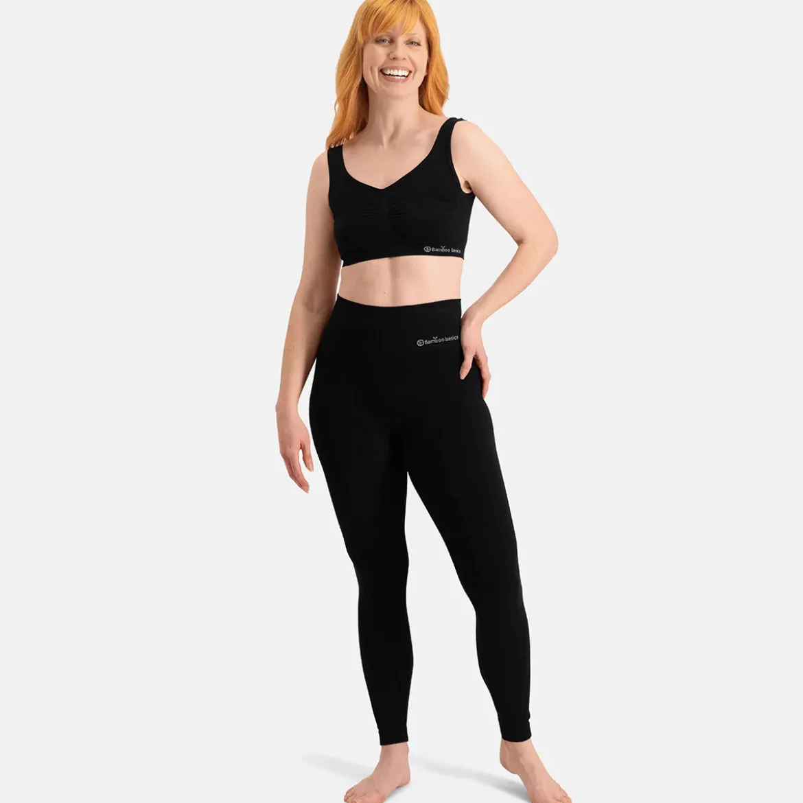 Sort bambus Leggings