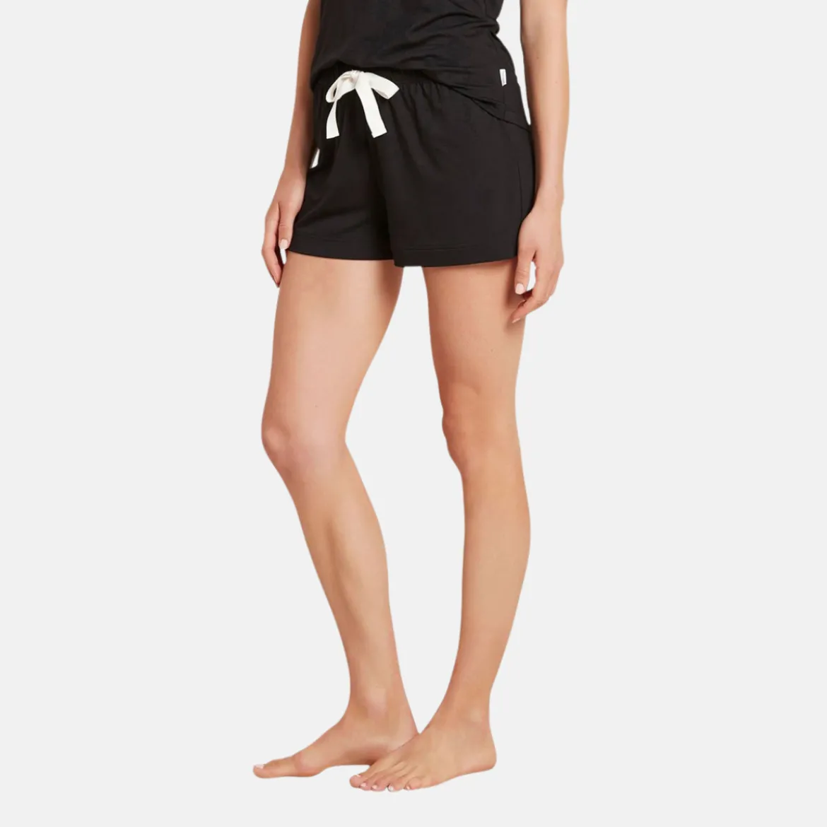 Sort bambus natshorts