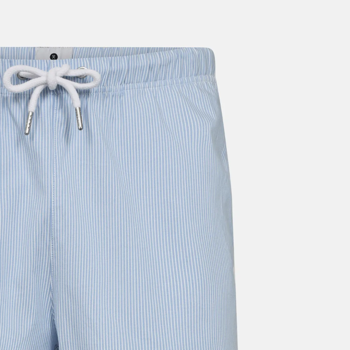 Stribet bambus natshorts