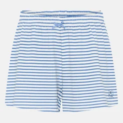 Stribet bambus natshorts