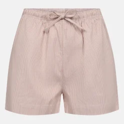 Stribet bambus natshorts